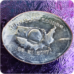 Total Solar Eclipse "08 21 2017" | Private Roll by Nina MacDonald | Quarter Coin