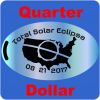 Total Solar Eclipse "08 21 2017" | Private Roll by Nina MacDonald | Quarter Coin