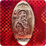 Madonna & Child. A Holy Christmas, Peace on Earth. Copper Re-rolled from Old Die